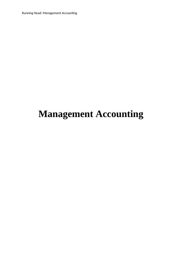 Management Accounting Report (Doc)_1