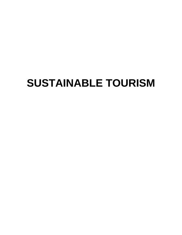 Planning of Tourism Developments in Singapore - Case Study_1