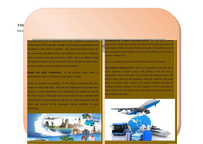Legislation and Ethics in Travel Tourism Sector Assignment - Thomas Cook_4