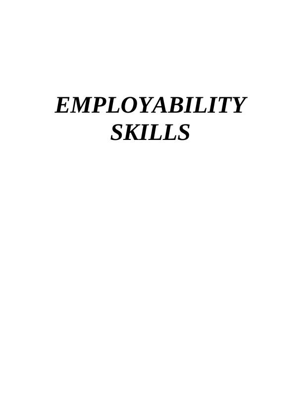 (solved) Employability Skills in Travelodge_1