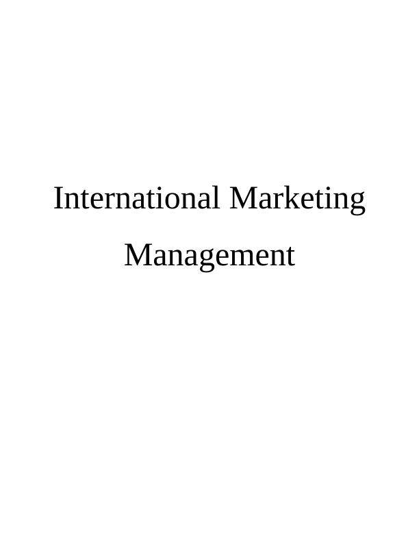 International Marketing Management_1