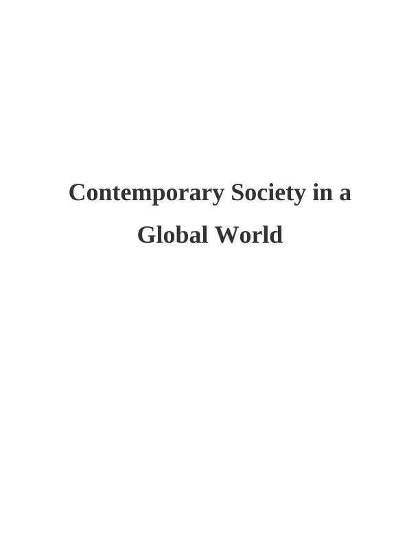 Contemporary Society in a Global World - Doc_1