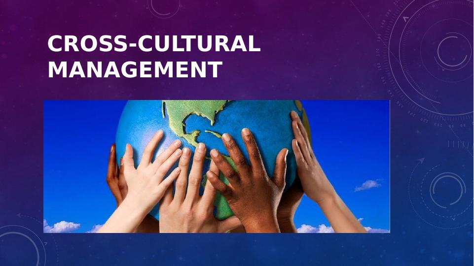 Cross-Cultural Management | Assignment Sample_1