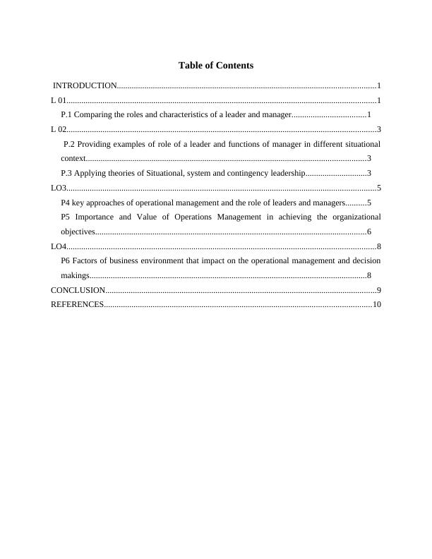 (Doc) Management & Operations: Assignment_2