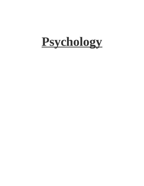 Assignment on Psychology (PDF)_1