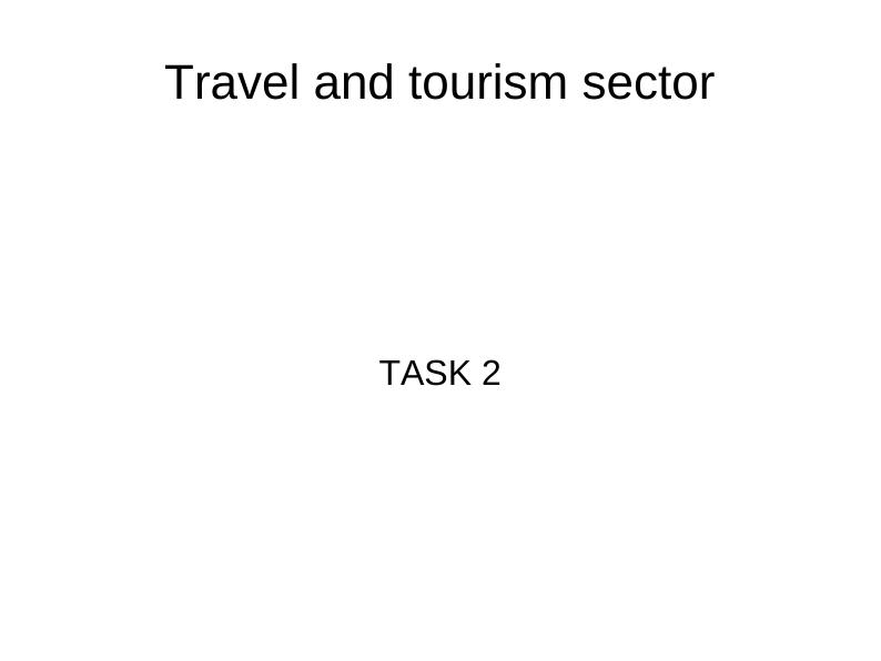 Impact of Government and Economic Policies on Travel and Tourism Sector_1