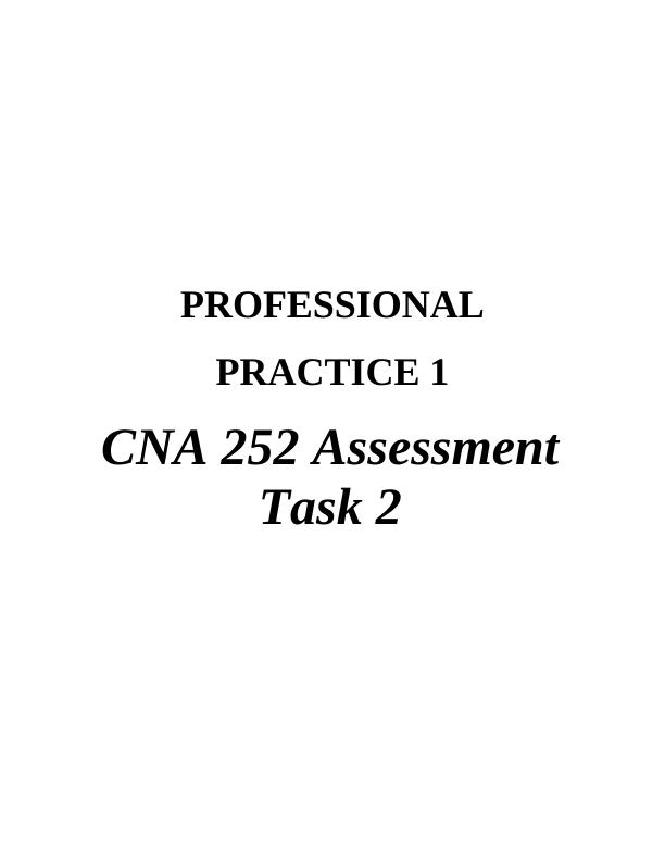 Professional Practice : Assignment_1