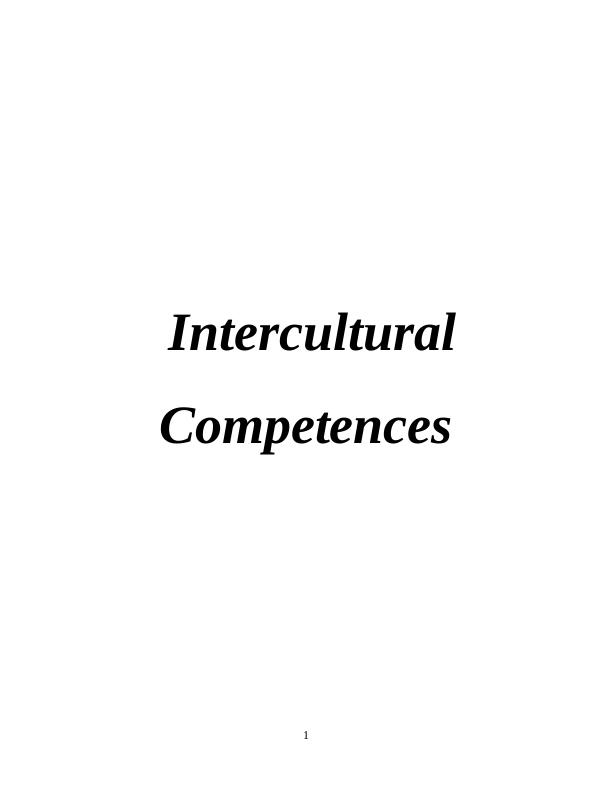 Intercultural Competences: A Study on Cultural Autobiographies_1
