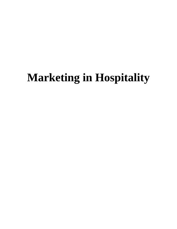 Marketing in Hospitality - Assignment (doc)_1