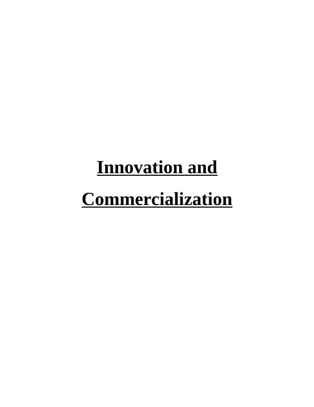 Innovation & Commercialization INTRODUCTION_1