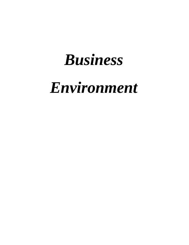 Business Environment Assignment - Mercedes Benz_1