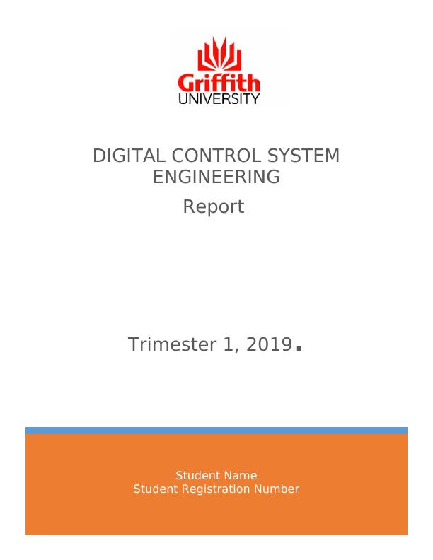 Digital Control System Engineering Report_1