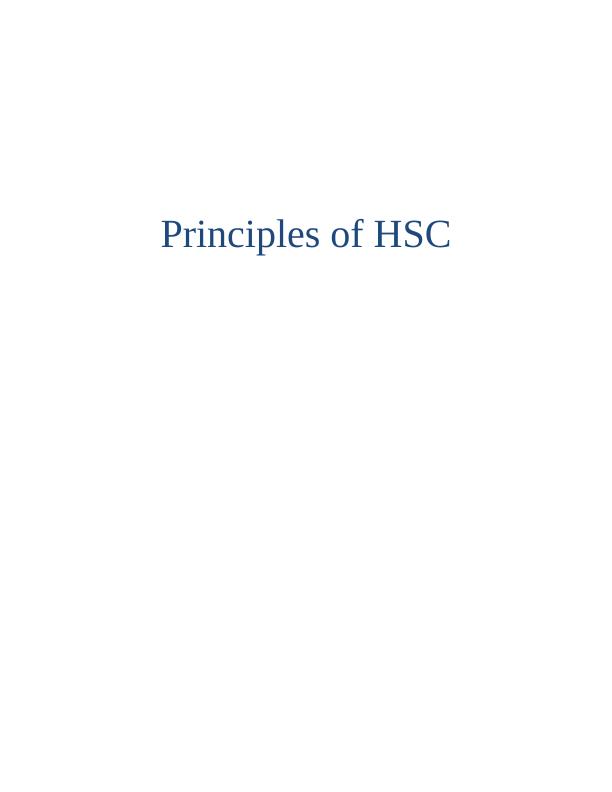 Principles of (HSC) Health and social care_1