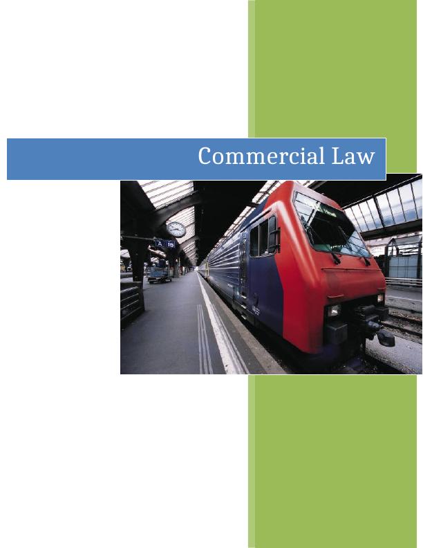 Assignment on Commercial Laws_1