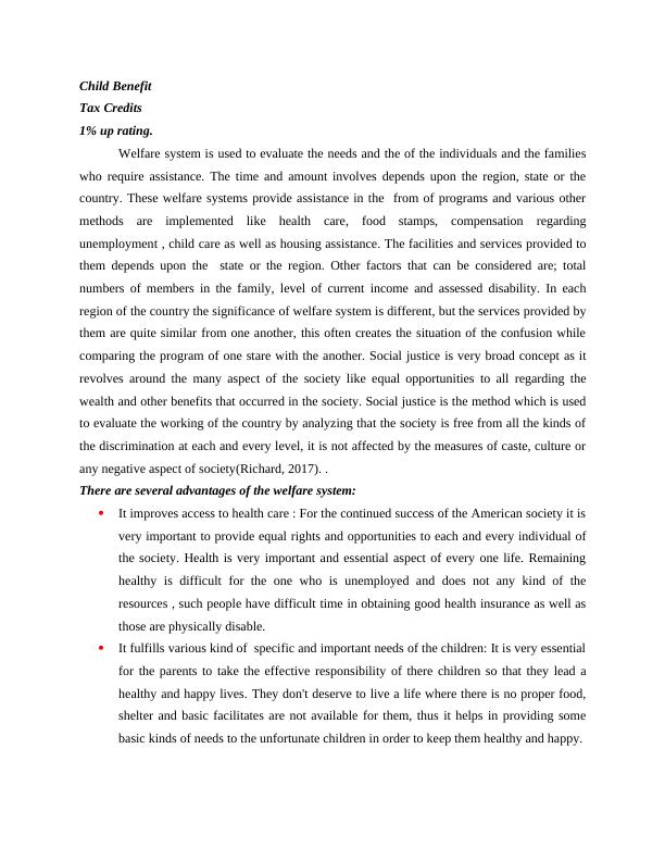 Social Justice Essay - Changes to Welfare System in the UK_4