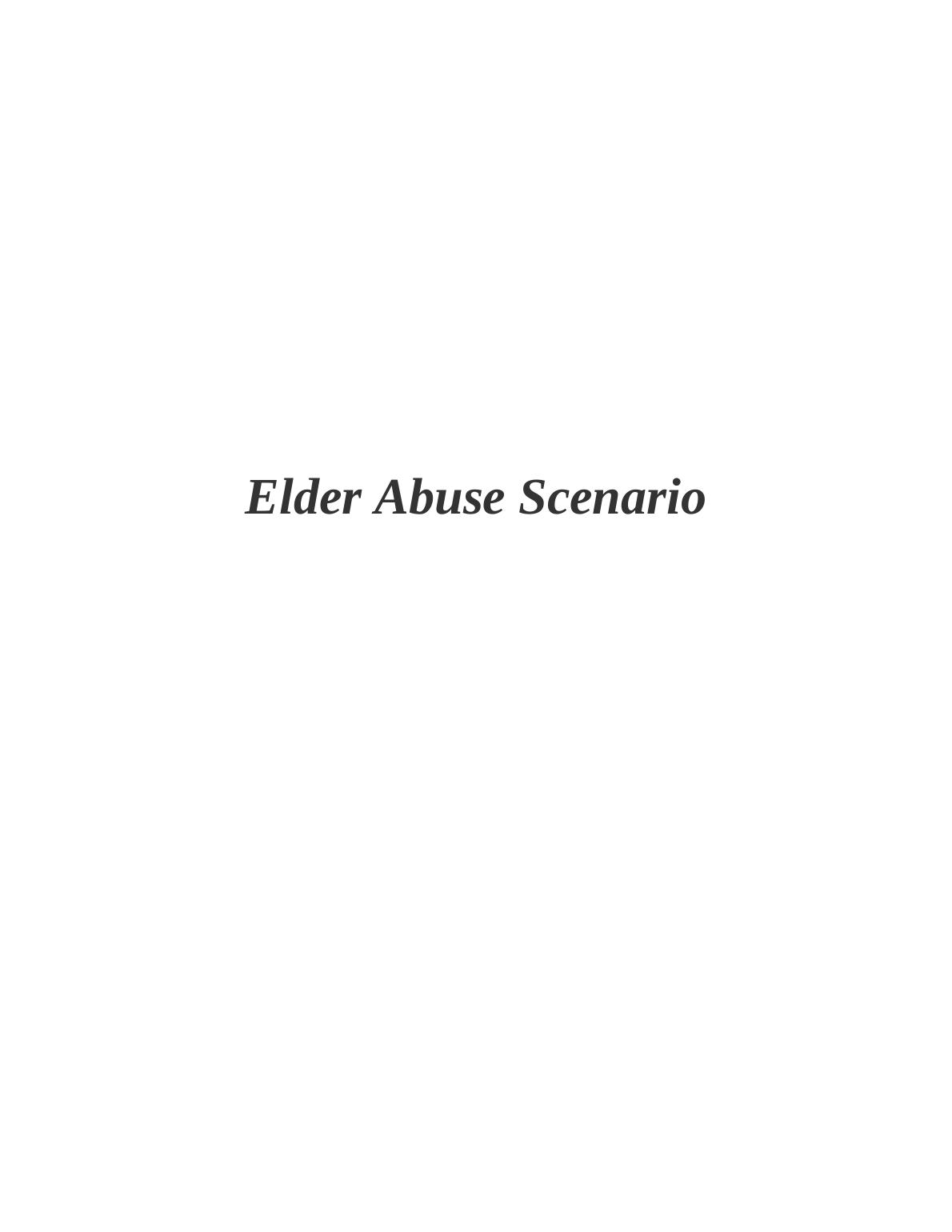 elder abuse case study examples