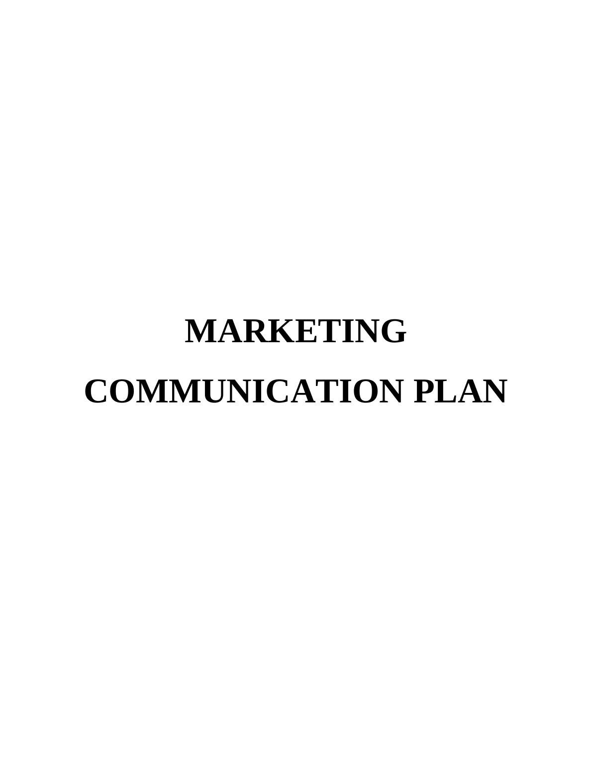 Marketing Communication Report - Ferrero UK_1