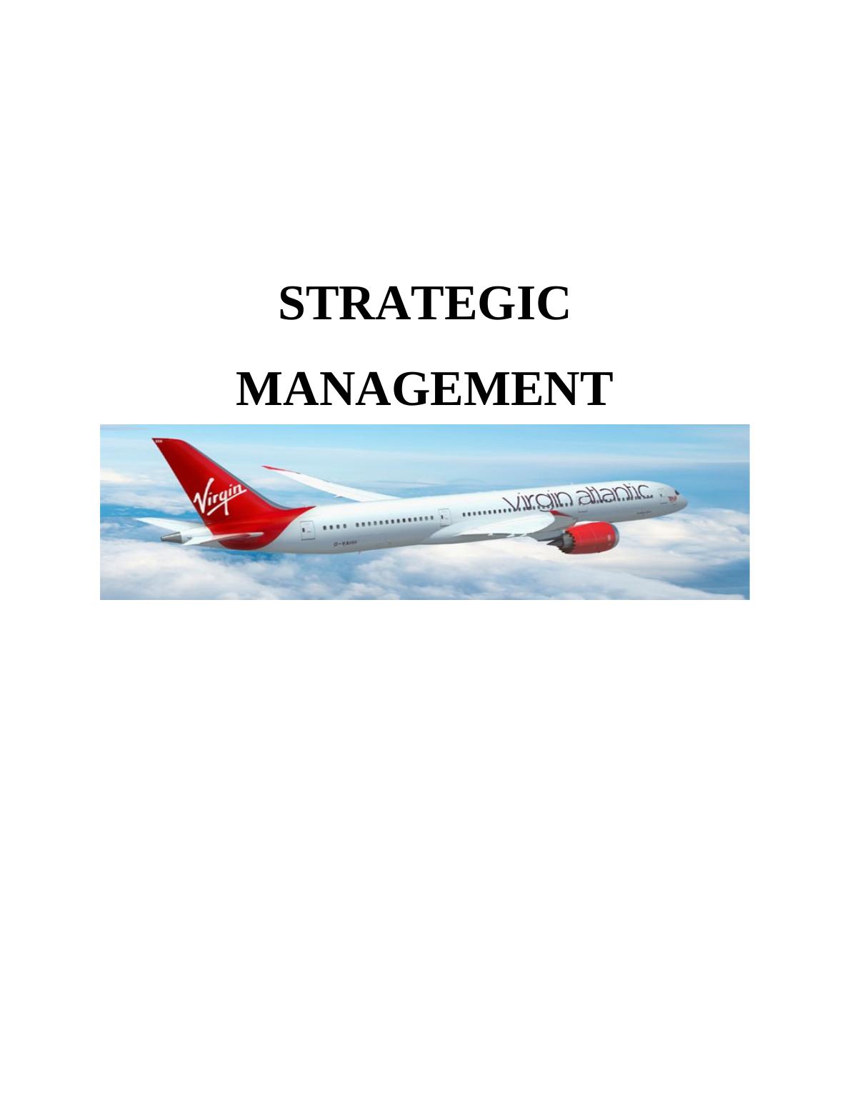 Strategic Management: Virgin Atlantic_1