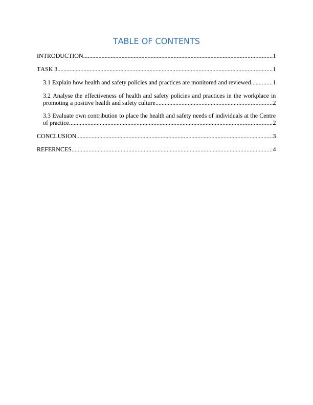 Health and Safety at HSC Workplace Assignment PDF