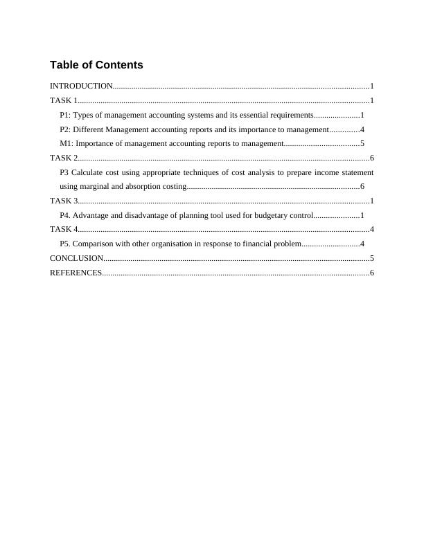 (Docs) Management Accounting : Assignment_2