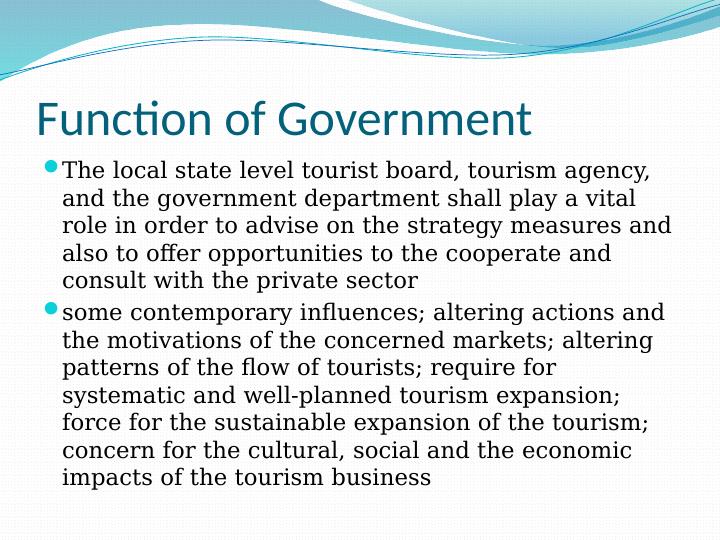 Function of Government in Travel and Tourism_2