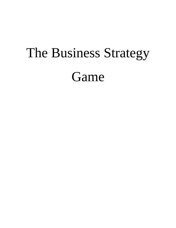 The Business Strategy Game_1
