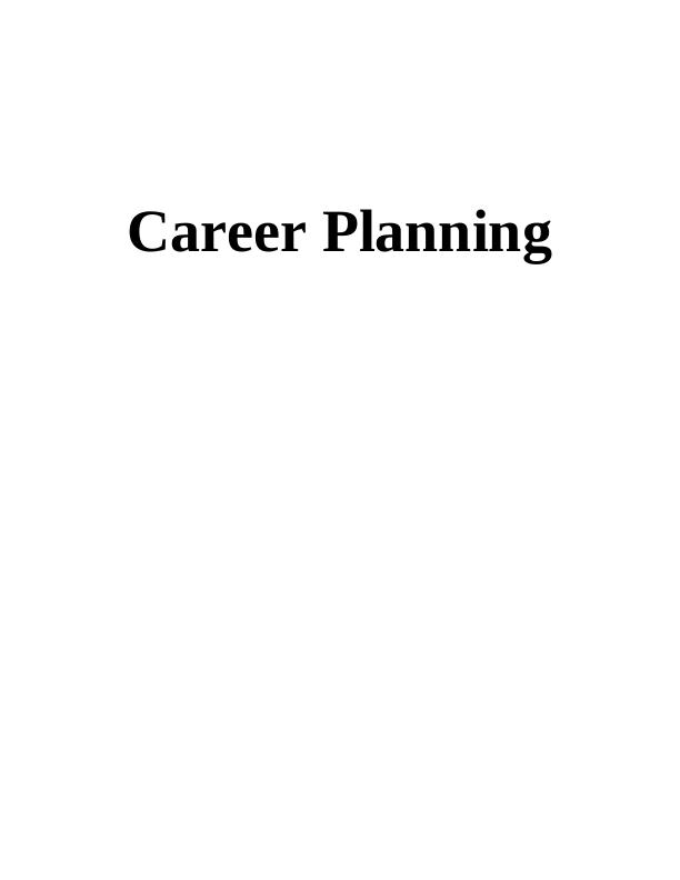 Career Planning - Assignment_1