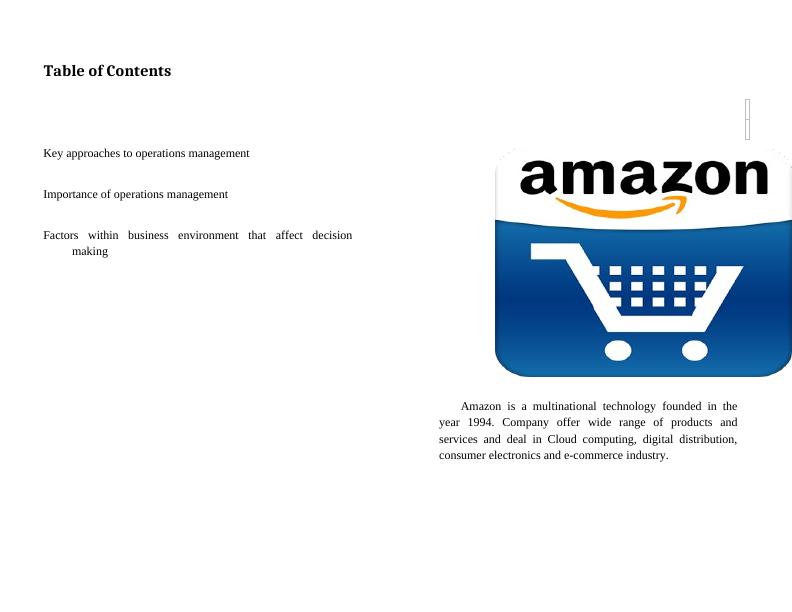Importance of operations management - Amazon.com_2