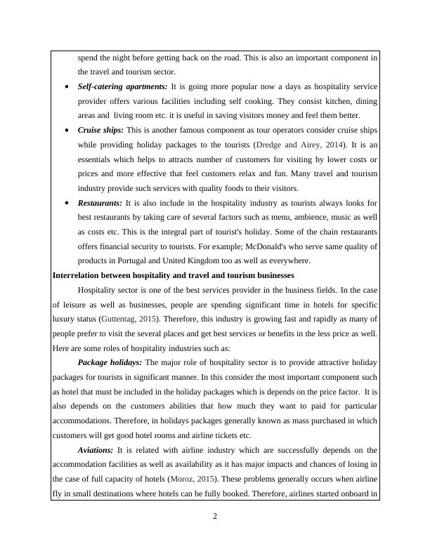 Hospitality Provision in Travel & Tourism Sector Assignment - Doc_4