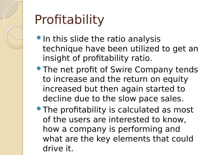 Swire Pacific Limited - Financial Analysis Presentation