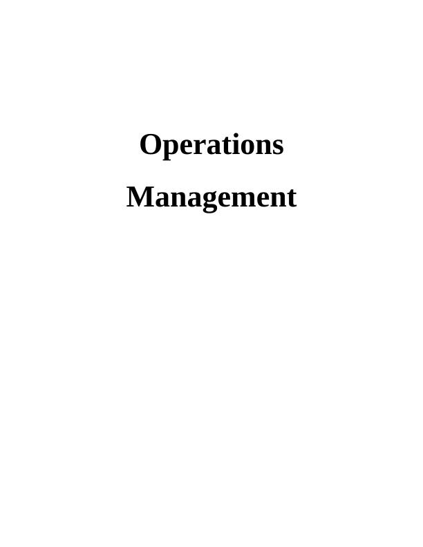 Operations Management of Toyota_1