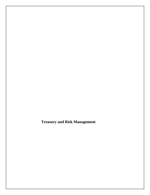 Assignment about Treasury and Risk Management._1