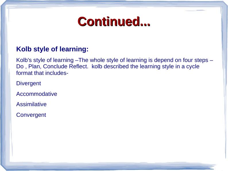 Learning Styles and Learning Curve in Human Resource Development_3