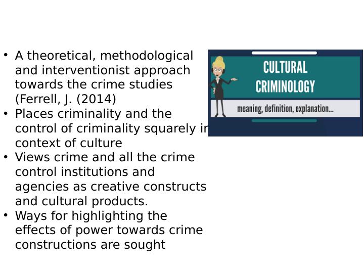 Cultural Criminology Power Point Presentation 2022_2