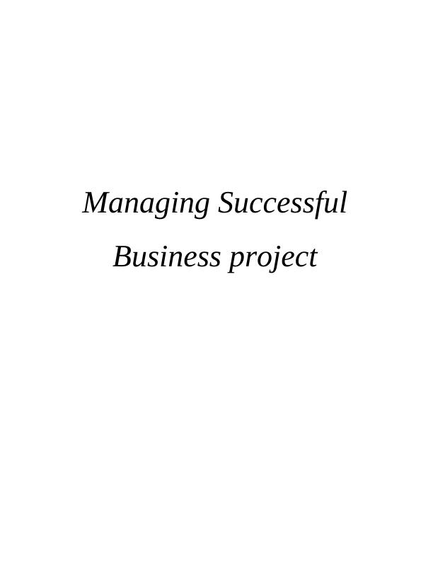 Managing Successful Business project - Bookland Hotel_1