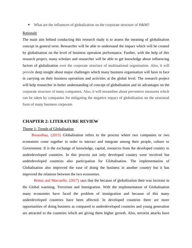 Impact of Globalization on Multinational Organizations: A Study on H&M_4