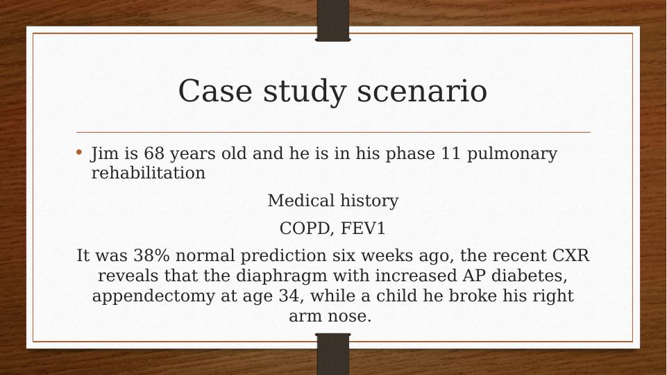 end stage copd case study