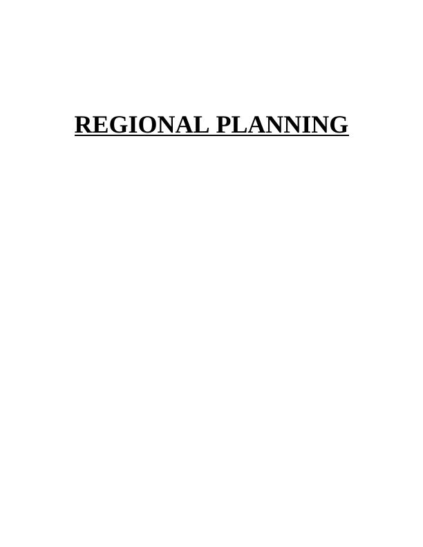 (PDF) Regional planning and rural development_1