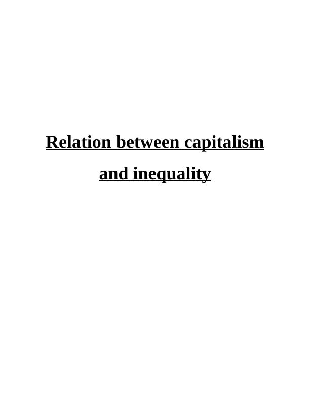 Relation between capitalism and inequality_1