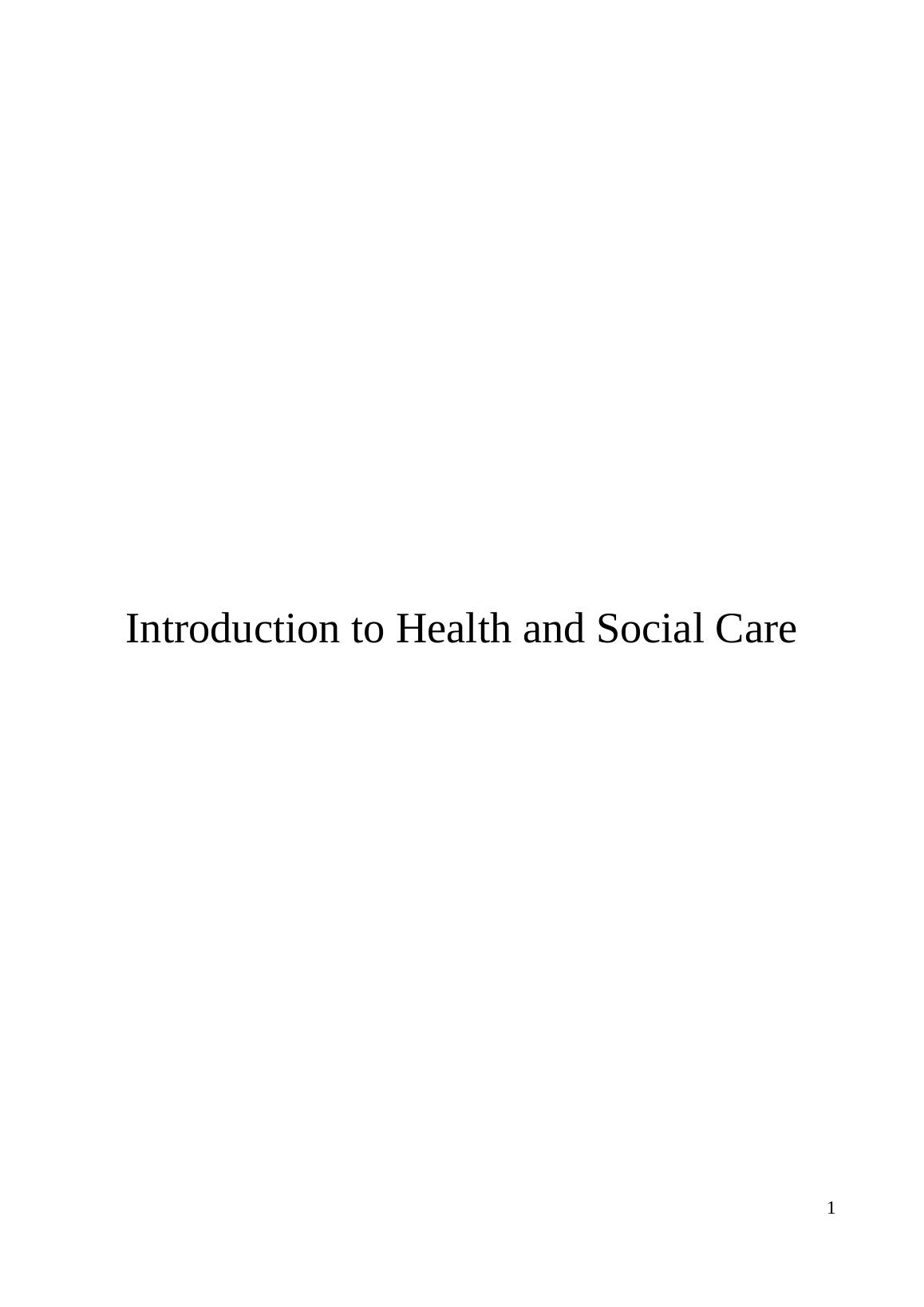 Introduction to Health and Social Care_1
