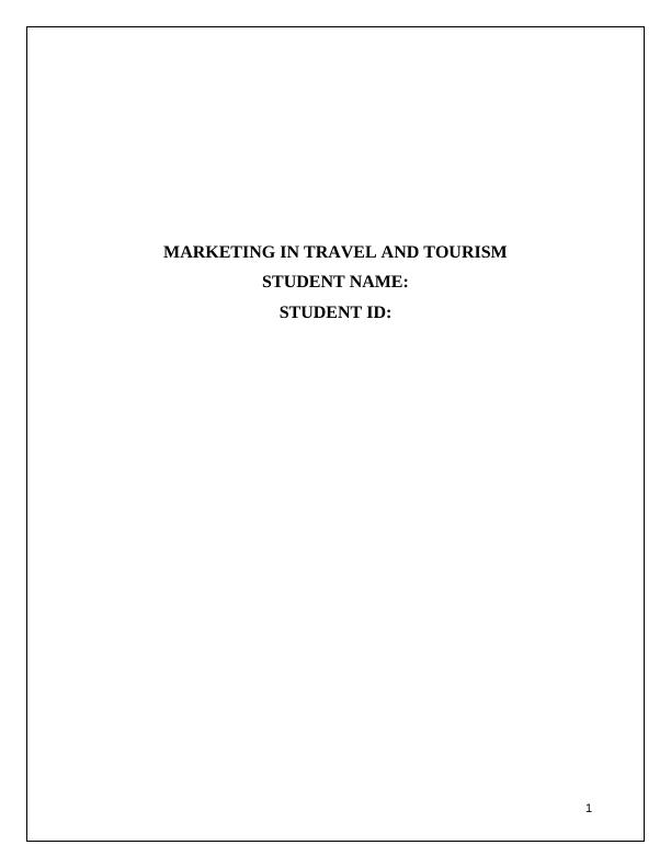 MARKETING IN TRAVEL AND TOURISM_1