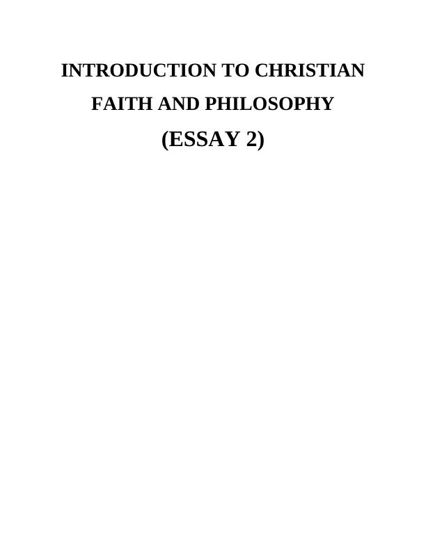 [PDF] A Christian Introduction to Philosophy_1