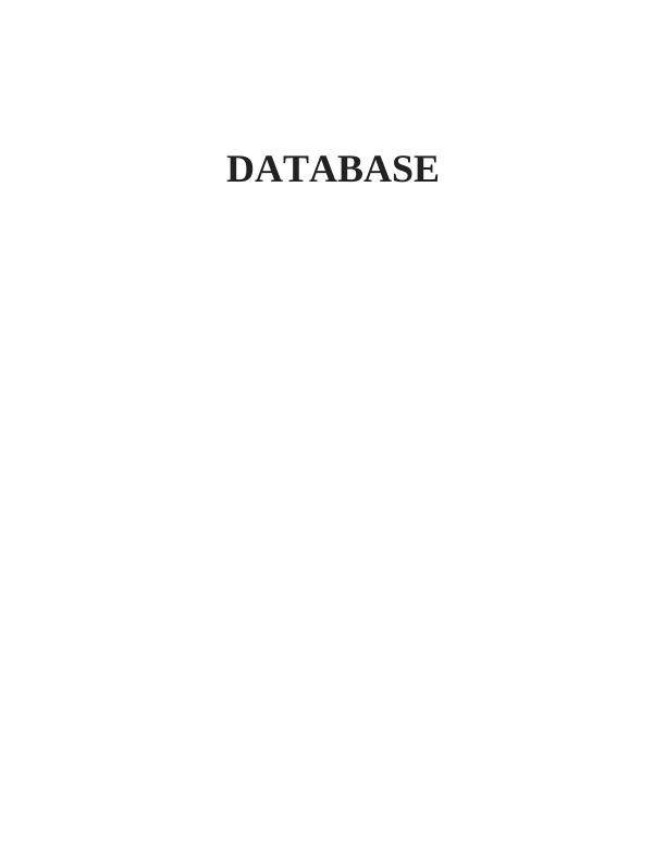 case study on database development