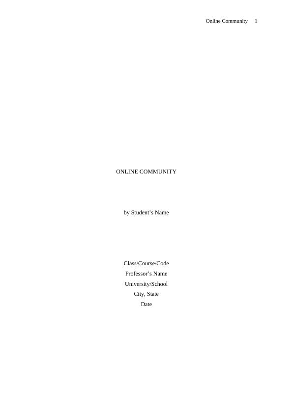 Development Models of Online Communities | Report_1