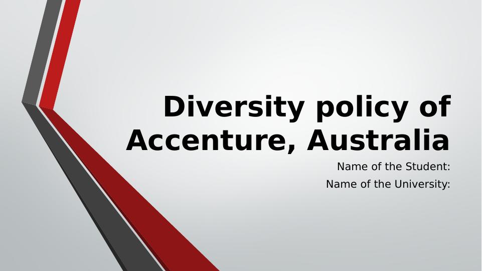 Diversity policy of Accenture, Australia_1