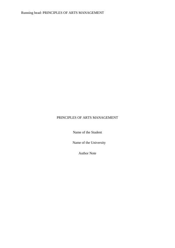 arts management research topics