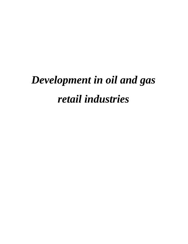 Supply Chain History of Petroleum | Report_1