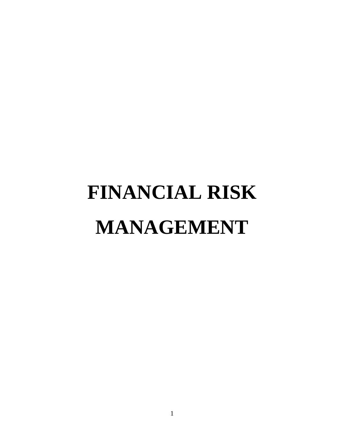 Financial Risk Management and its Impact on Pension Scheme after Brexit