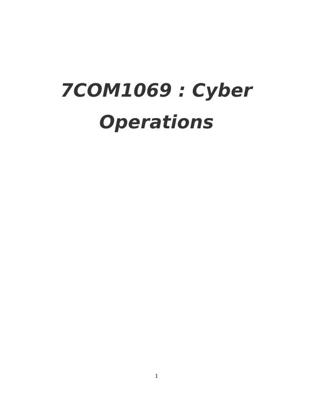 Cyber Operations: Fog of War, Information Environment, and Decision Making_1