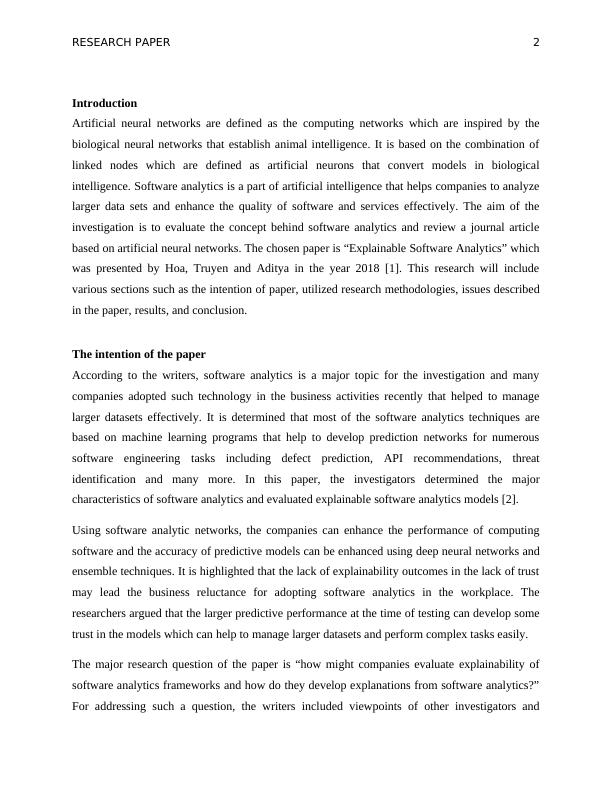 Research Paper | Artificial Neural Network_3